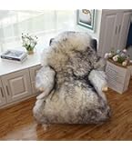 Amazon｜ムートンラグ天然羊毛本物の毛皮 ラグムートン マット小さい